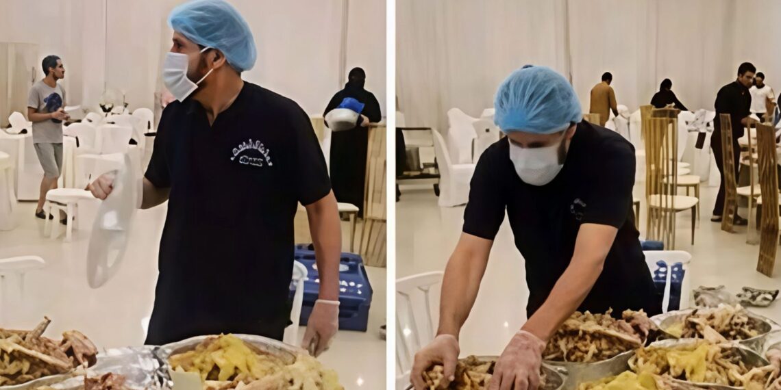 المشهور  يشارك في العمل الميداني التطوعي